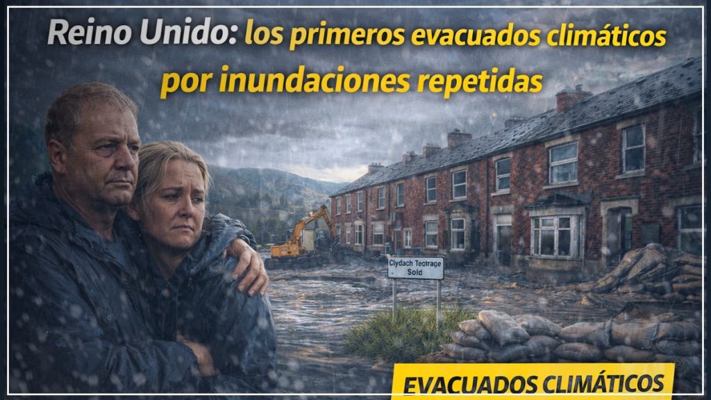 Evacuados climáticos en Reino Unido