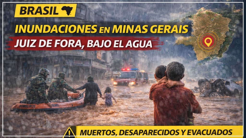 Inundaciones Minas Gerais