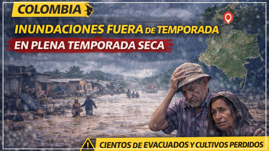 Inundaciones fuera de temporada en Columbia