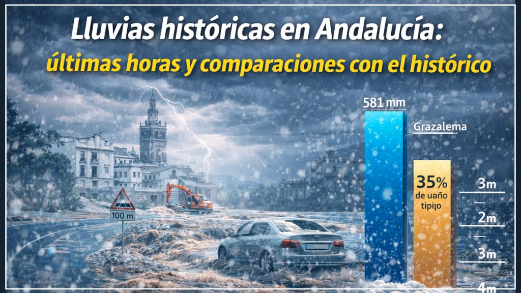 Lluvias históricas en Andalucía por qué