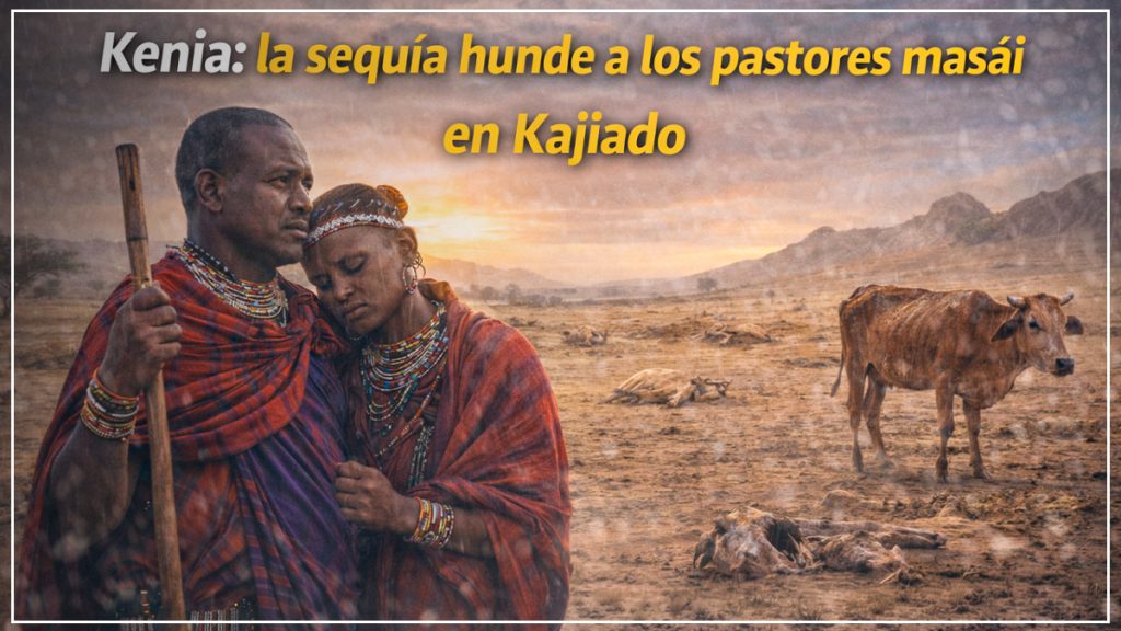 Sequía en Kenia, Pastores Masai en Kajiado