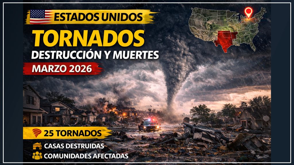 Tornados Estados Unidos marzo 2026